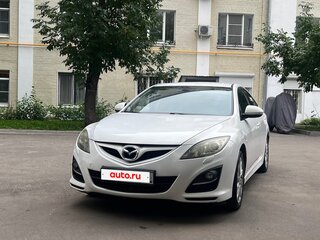 2011 Mazda 6 II (GH) Рестайлинг, белый, 820000 рублей, вид 2