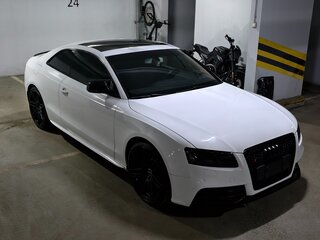 2009 Audi S5 I (8T), белый, 2300000 рублей, вид 4