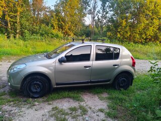 2011 Renault Sandero I, бежевый, 500000 рублей, вид 4