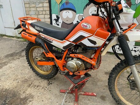 2000 Yamaha XT225 Serow, оранжевый, 170000 рублей, вид 5