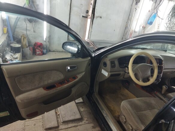 2002 Kia Magentis I, чёрный, 100000 рублей - вид 6