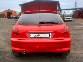 2007 Peugeot 206, красный, 310000 рублей, вид 4