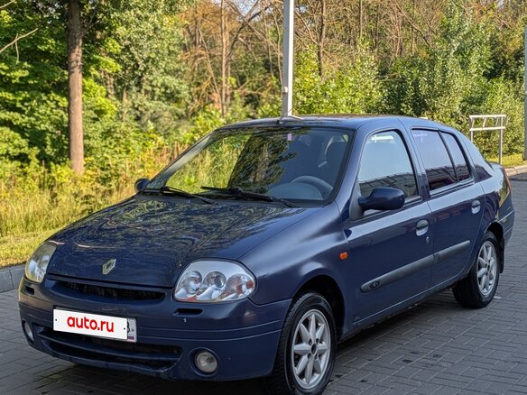 2002 Renault Clio II, синий, 215000 рублей