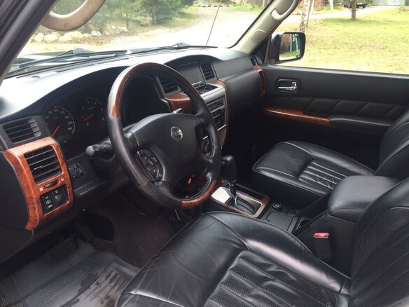 2005 Nissan Patrol V (Y61) Рестайлинг, чёрный - вид 5