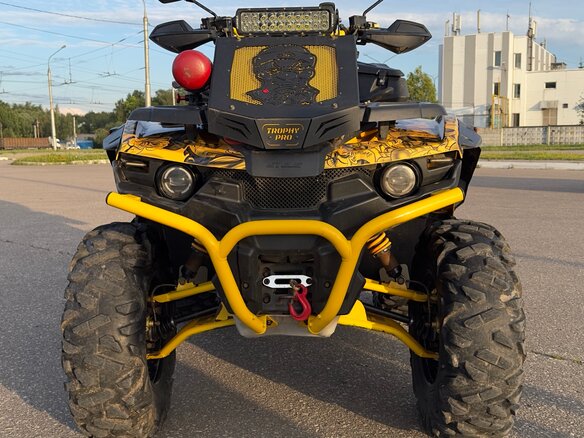 2021 Stels ATV-800 Guepard Trophy, жёлтый, 860000 рублей - вид 3