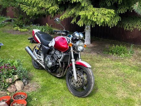 1993 Honda CB 400 Super Four, красный, 265000 рублей, вид 4