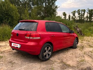 2011 Volkswagen Golf VI, красный, 580000 рублей, вид 4