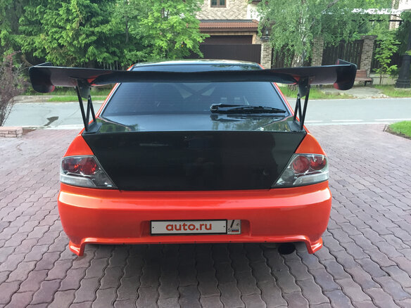 2003 Mitsubishi Lancer Evolution 5-speed VIII, красный - вид 3