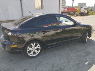 2008 Mazda 3 4-speed I (BK) Рестайлинг, чёрный, 650000 рублей, вид 2