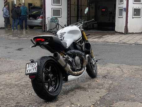2015 Ducati Monster 1200, белый, 800000 рублей, вид 4
