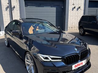 2021 BMW 5 серии 520i VII (G30/G31/G38) Рестайлинг, синий, 7150000 рублей, вид 3