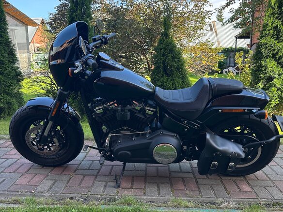 2017 Harley-Davidson Fat Bob, чёрный, 1600000 рублей - вид 8