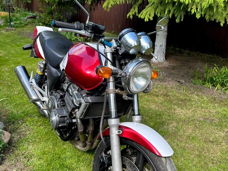 1993 Honda CB 400 Super Four, красный, 265000 рублей, вид 3