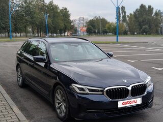 2020 BMW 5 серии 520d VII (G30/G31/G38) Рестайлинг, синий, 3500000 рублей, вид 2