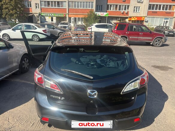 2009 Mazda 3 II (BL), чёрный, 810000 рублей - вид 4