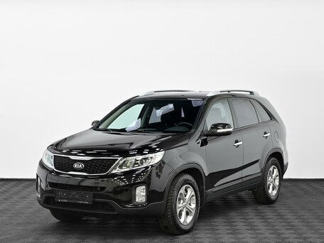 2013 Kia Sorento II Рестайлинг, чёрный, 1415000 рублей, вид 3