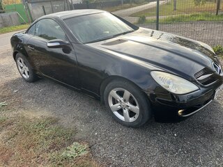 2005 Mercedes-Benz SLK-Класс 200 II (R171), чёрный, 1150000 рублей, вид 1