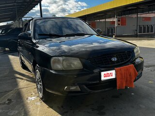 2006 Hyundai Accent ТагАЗ II, чёрный, 460000 рублей, вид 4