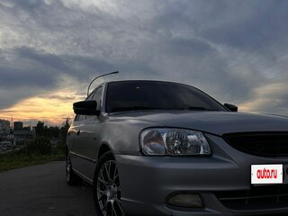 2005 Hyundai Accent ТагАЗ II, серебристый, 340000 рублей, вид 2