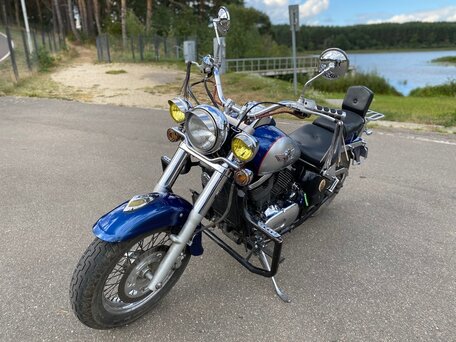 1997 Kawasaki VN800 Vulcan, синий, 337714 рублей, вид 1