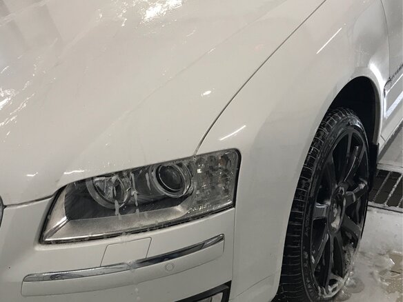 2008 Audi A8 II (D3) Рестайлинг 2, белый - вид 19
