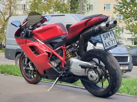 2009 Ducati 848, красный, 570000 рублей, вид 5