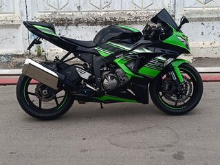 2015 Kawasaki ZX-6 Ninja, зелёный, 810000 рублей, вид 4