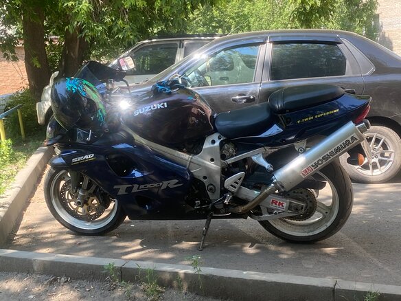 2001 Suzuki TL 1000, синий, 280000 рублей - вид 1
