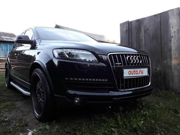2009 Audi Q7 I (4L) Рестайлинг, чёрный, 1600000 рублей - вид 2