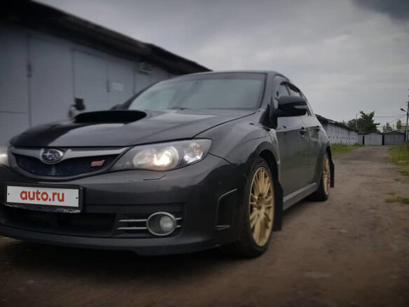 2008 Subaru Impreza WRX STi III, чёрный - вид 2
