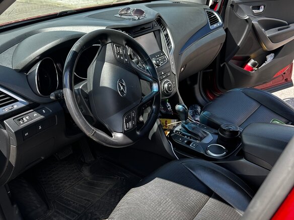 2013 Hyundai Santa Fe III, красный, 2150000 рублей - вид 10