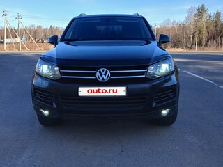 2010 Volkswagen Touareg II, чёрный, 1850000 рублей, вид 3