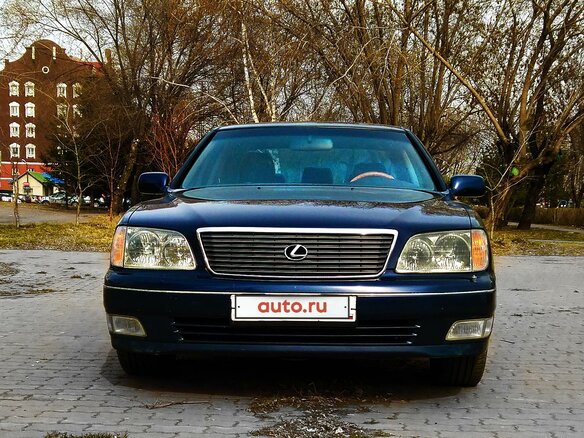 1999 Lexus LS 400 II, синий - вид 2