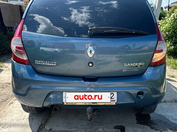 2013 Renault Sandero I, синий, 620000 рублей - вид 3