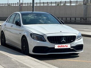 2018 Mercedes-Benz C-Класс AMG 63 AMG S IV (W205) Рестайлинг, белый, 6500000 рублей, вид 2