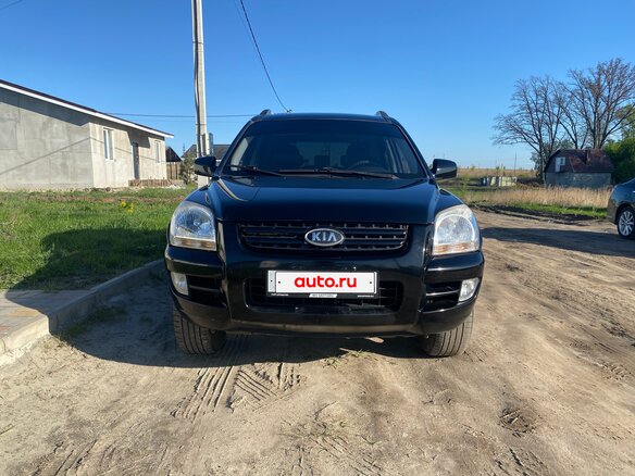 2006 Kia Sportage II, чёрный, 550000 рублей - вид 1