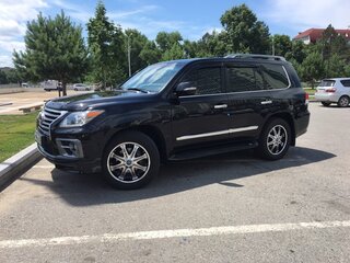 2012 Lexus LX 570 III Рестайлинг, чёрный, 5400000 рублей, вид 4