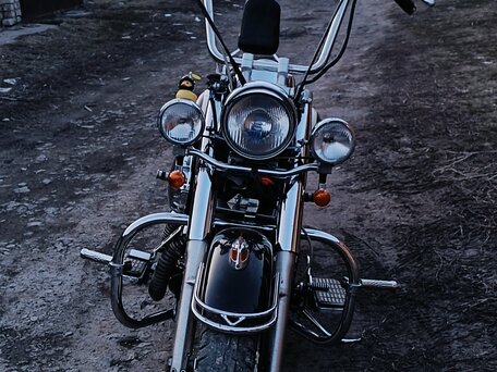 2001 Honda Shadow 750, бежевый, 430000 рублей, вид 2