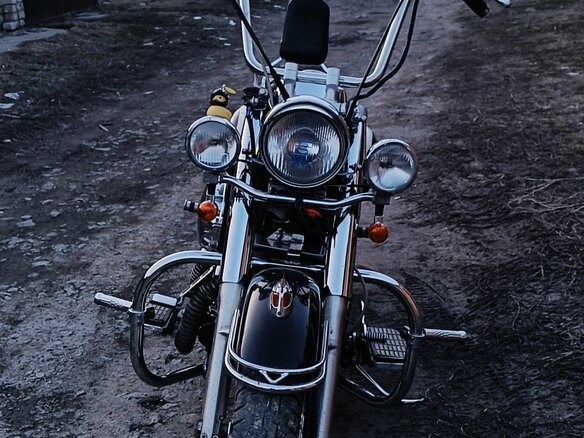 2001 Honda Shadow 750, бежевый, 430000 рублей - вид 1