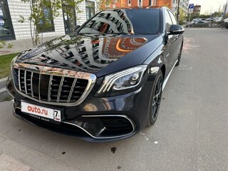 2014 Mercedes-Benz S-Класс AMG 63 AMG Long III (W222, C217), чёрный, 4400000 рублей, вид 3