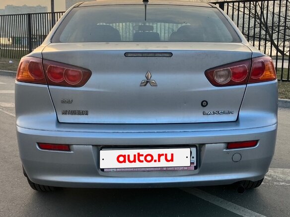 2008 Mitsubishi Lancer X, серый - вид 4