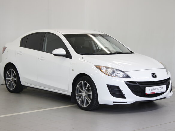 2012 Mazda 3 II (BL) Рестайлинг, белый - вид 2