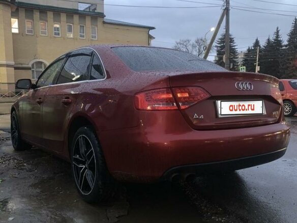 2009 Audi A4 IV (B8), красный, 1300000 рублей - вид 8