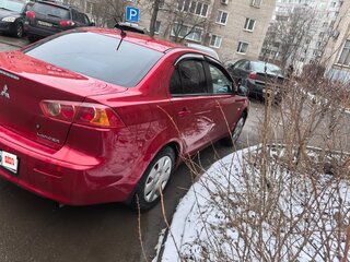 2008 Mitsubishi Lancer X, красный, 820000 рублей, вид 4