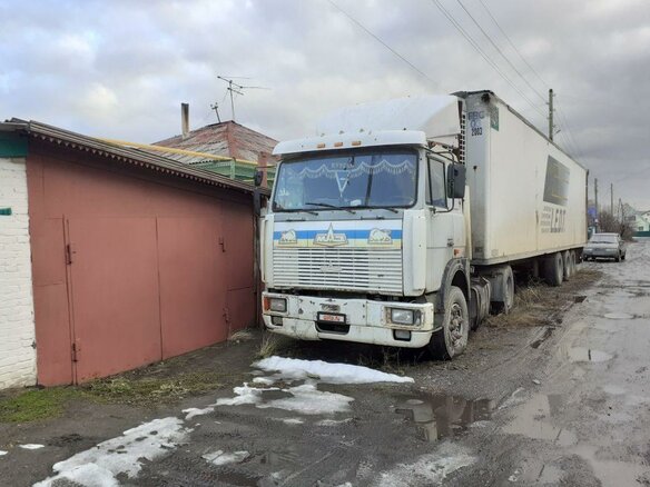 2001 МАЗ 5432, белый - вид 3