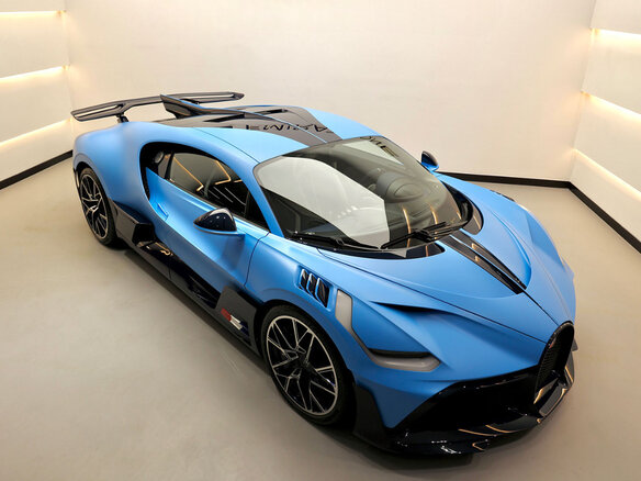 2021 Bugatti Divo, синий - вид 2