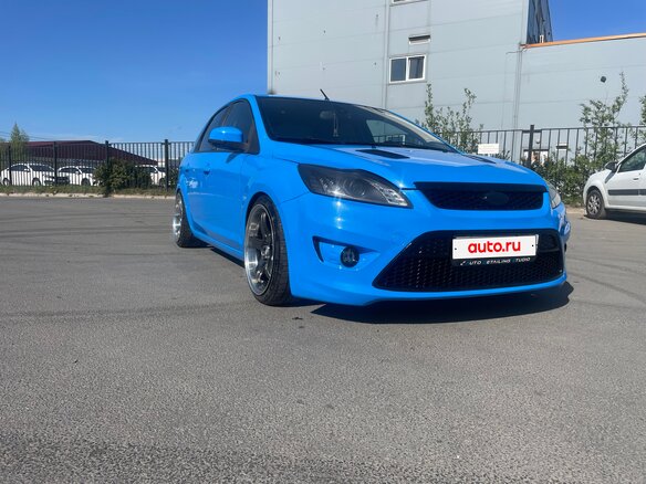2008 Ford Focus II Рестайлинг, синий, 390000 рублей - вид 3
