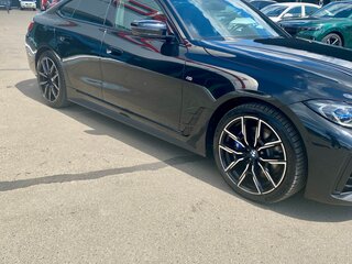 2021 BMW 4 серии Gran Coupe 420d xDrive G22, G23, G26, чёрный, 5200000 рублей, вид 4