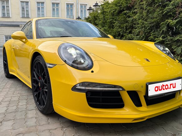 2015 Porsche 911 Carrera 4 GTS VII (991), жёлтый