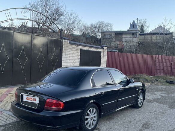 2008 Hyundai Sonata ТагАЗ IV (EF) Рестайлинг, чёрный, 700000 рублей - вид 3